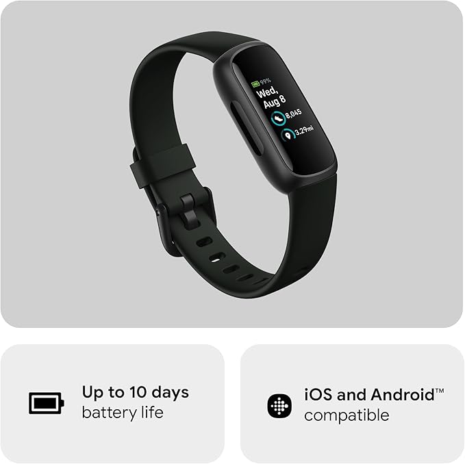 Google Fitbit Inspire 3 Activity Tracker with 6-months Premium Membership