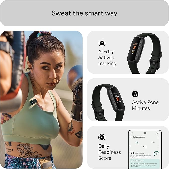 Google Fitbit Inspire 3 Activity Tracker with 6-months Premium Membership