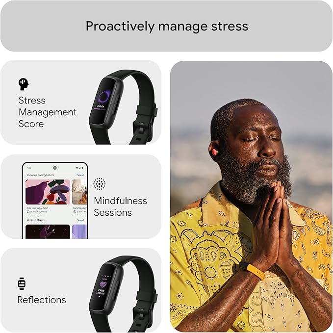 Google Fitbit Inspire 3 Activity Tracker with 6-months Premium Membership